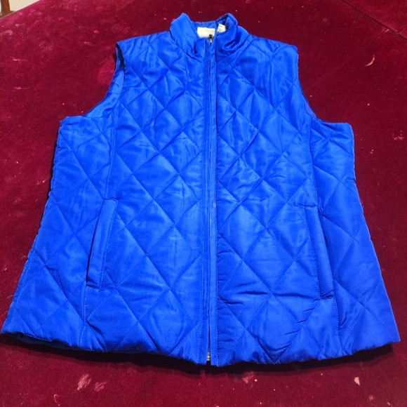 Mountain Lake Blue Vest Jacket - Picture 3 of 5